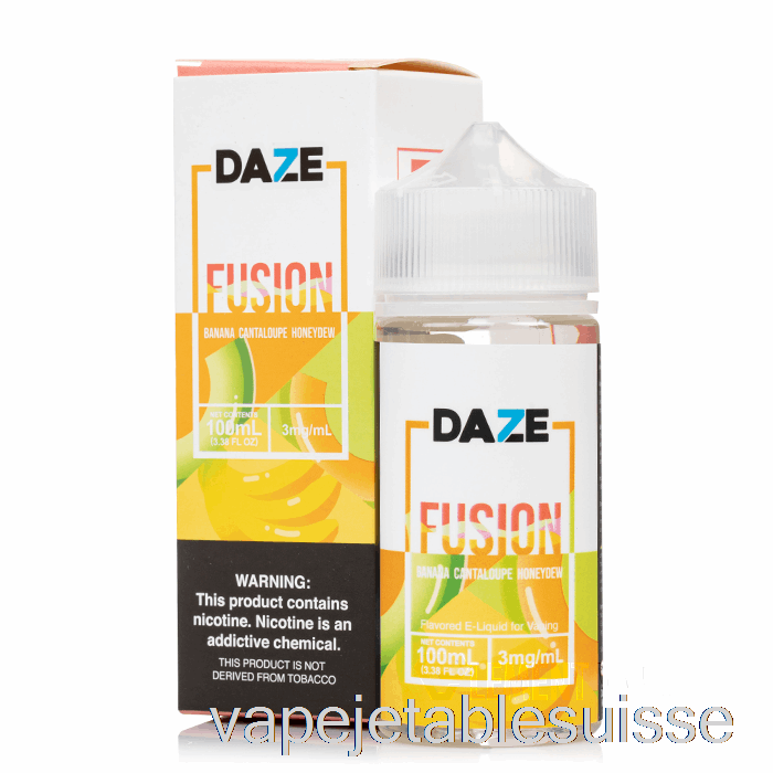 Vape Suisse Miellat Banane Cantaloup - 7 Daze Fusion - 100ml 0mg